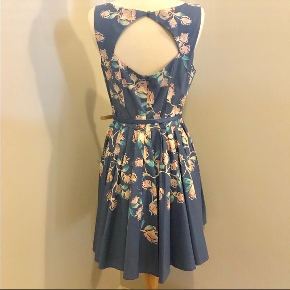 LC Lauren Conrad Floral Fit & Flare Dress Sundress - Picture 5 of 8